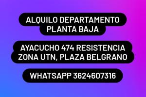 Alquileres	 Ventas Chaco Alquileres